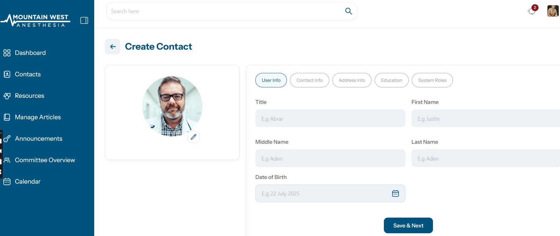 Doctor Onboarding