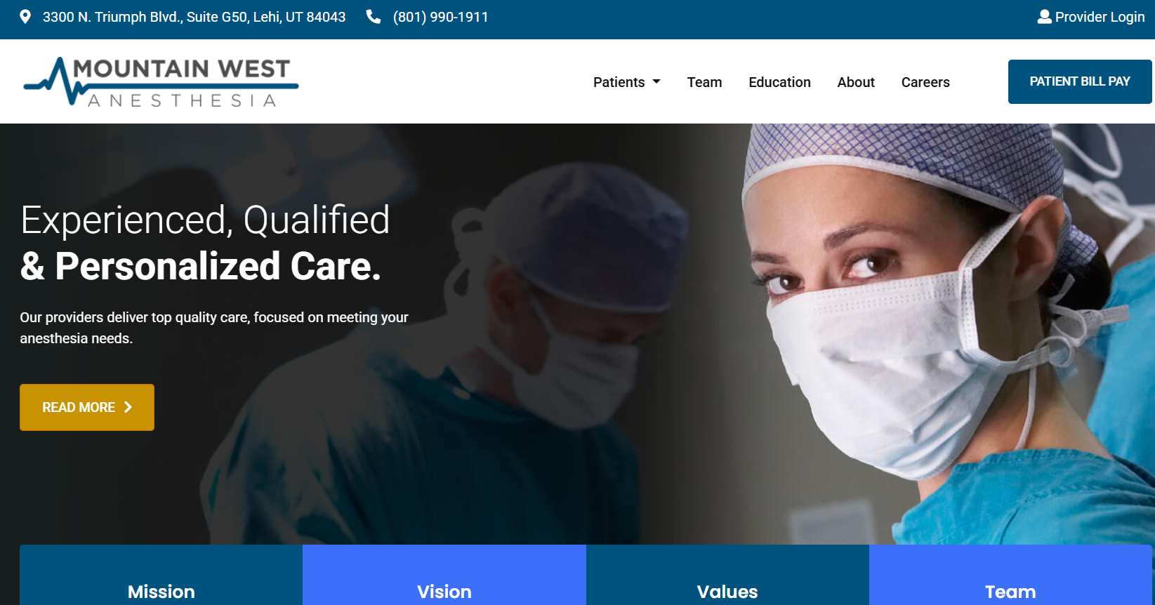 Professional Homepage